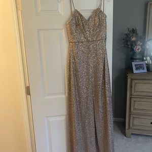 Gold dress